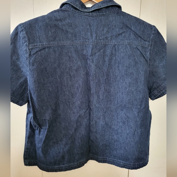 Betsy's Things Petites Jean Shirt With Dragonflies Sz 16P - Picture 2 of 6